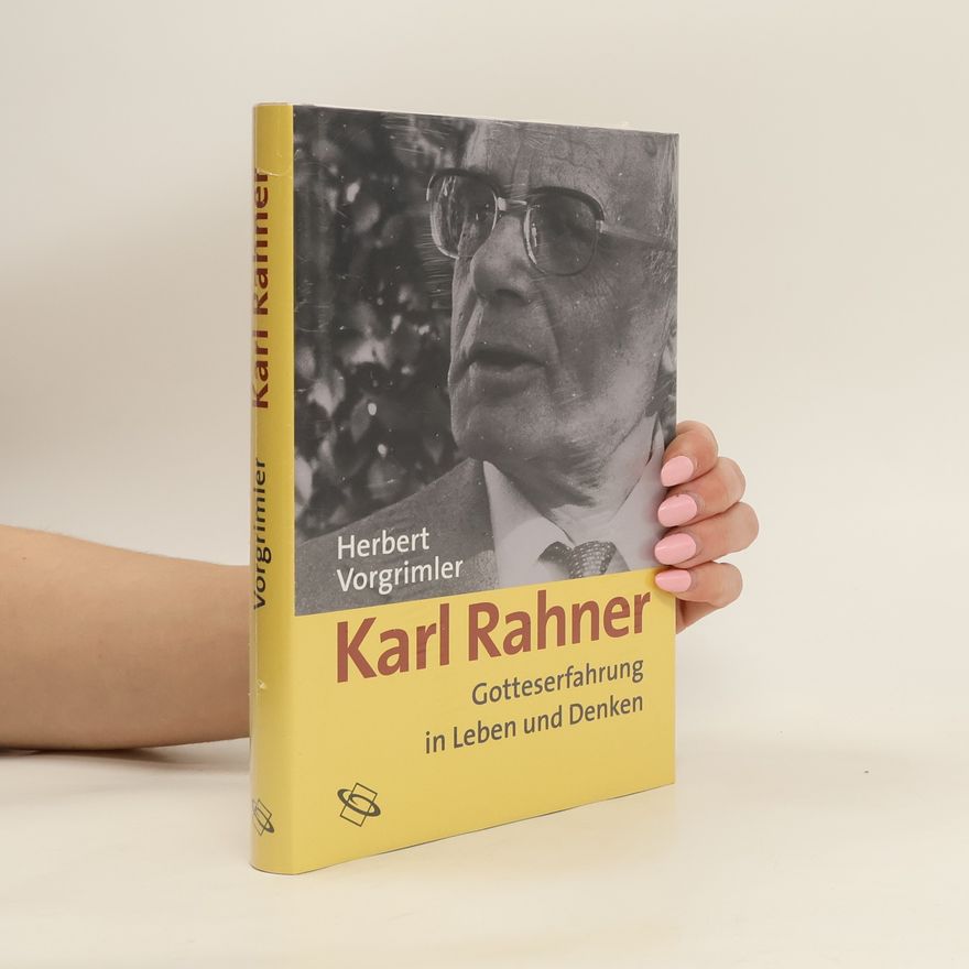 Herbert Vorgrimler Karl Rahner