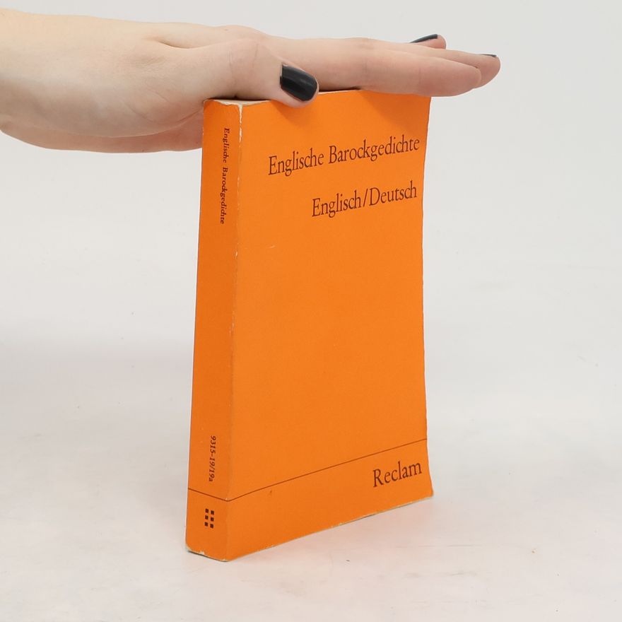 Hermann Fischer Englische Barock-Gedichte. Englisch/Deutsch