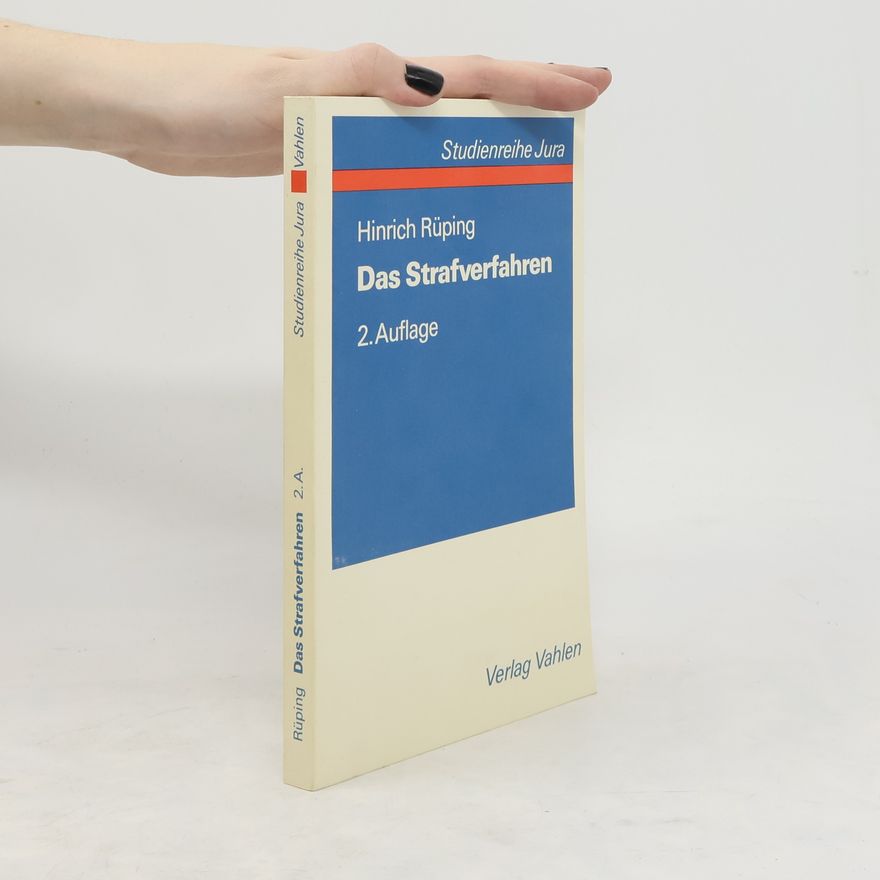 Hinrich Rüping Das Strafverfahren