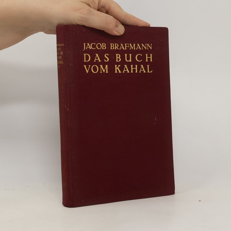Jacob Brafmann Das Buch vom Kahal