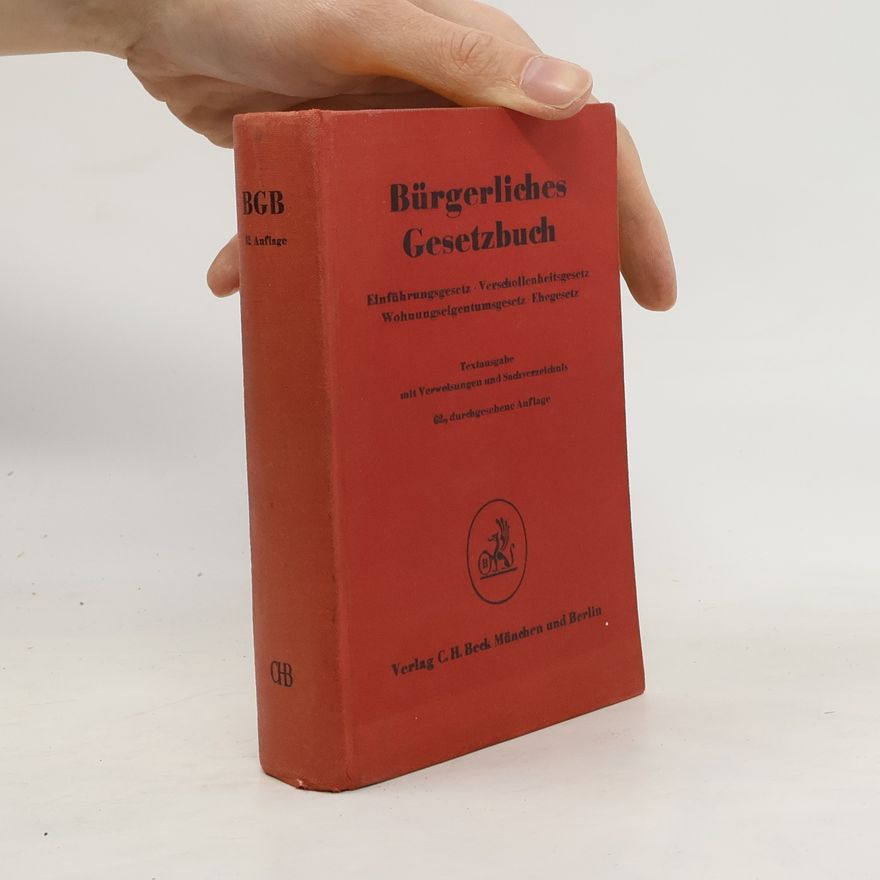 Kolektív autorov Bürgerliches Gesetzbuch