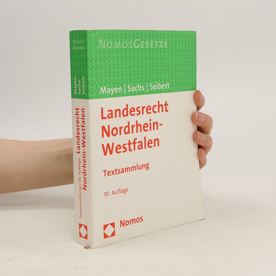 Thomas Mayen Landesrecht Nordrhein-Westfalen