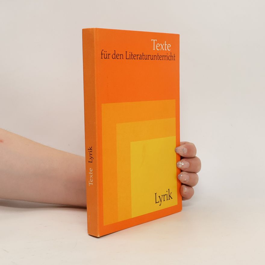Various authors Texte für den Literaturunterricht. Lyrik