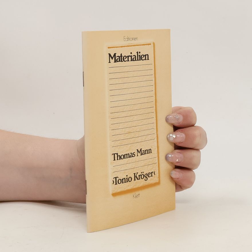 Heribert Gorzawski Materialen Thomas Mann "Tonio Kröger"