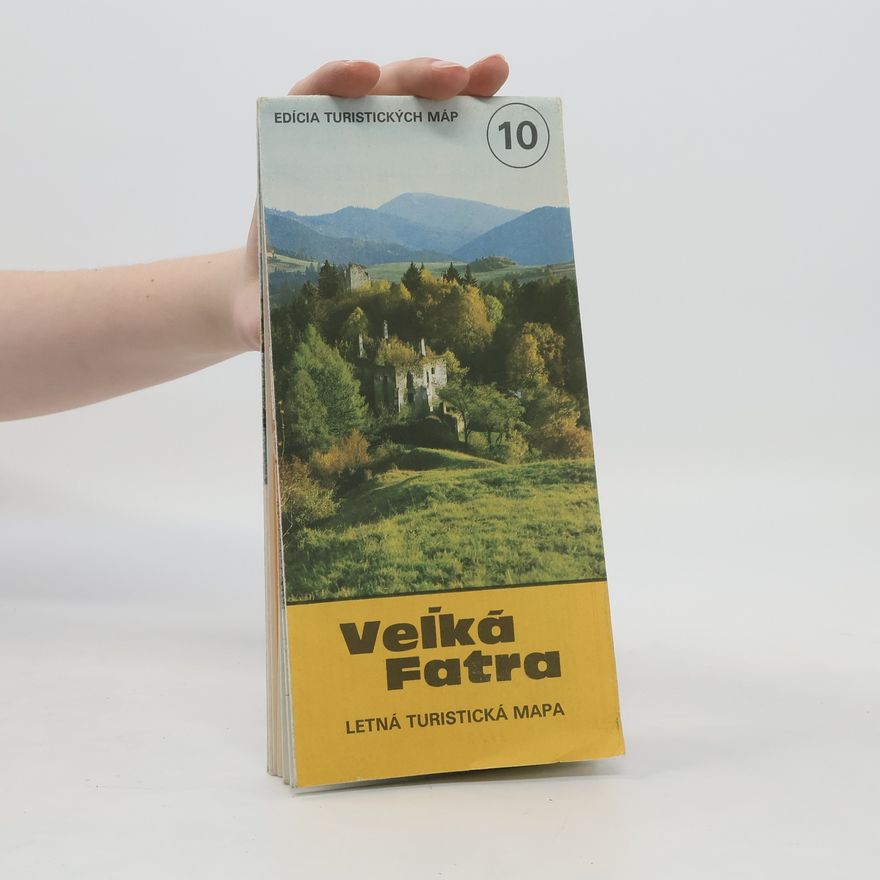 Mária Belanová Veľká Fatra: letná turistická mapa