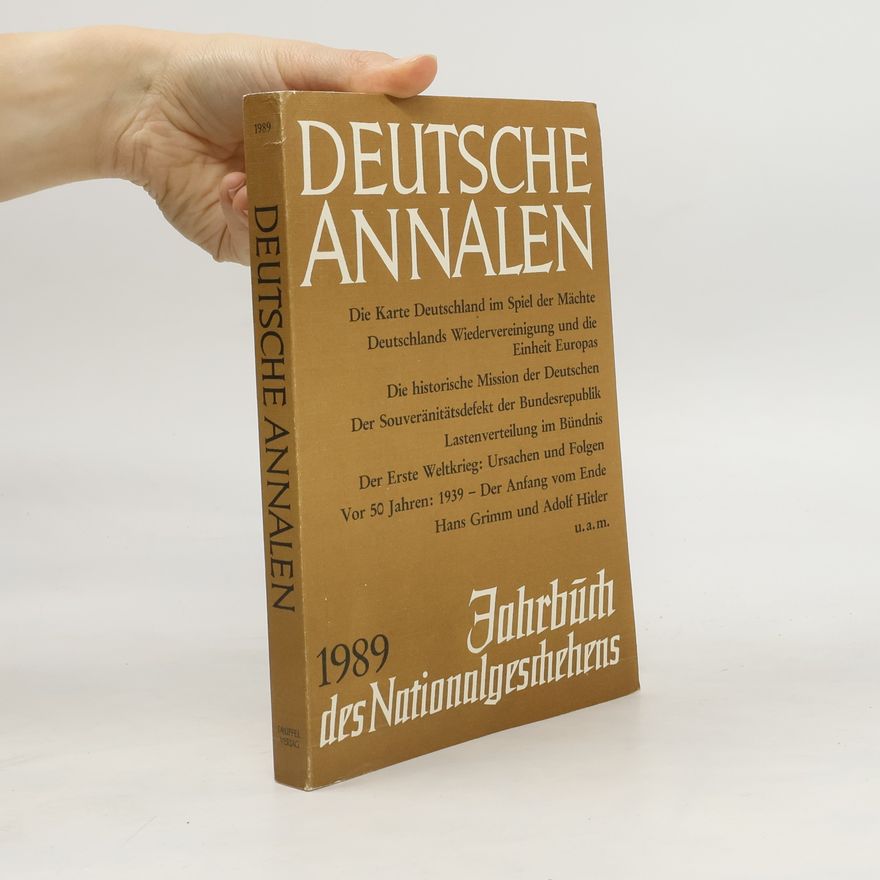 Collectif d'auteurs Deutsche Annalen 1989