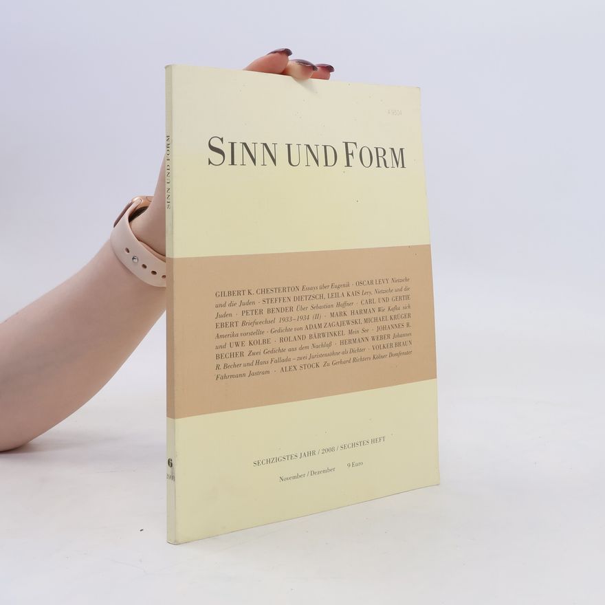 Autorenkollektiv Sinn und Form 6/2008