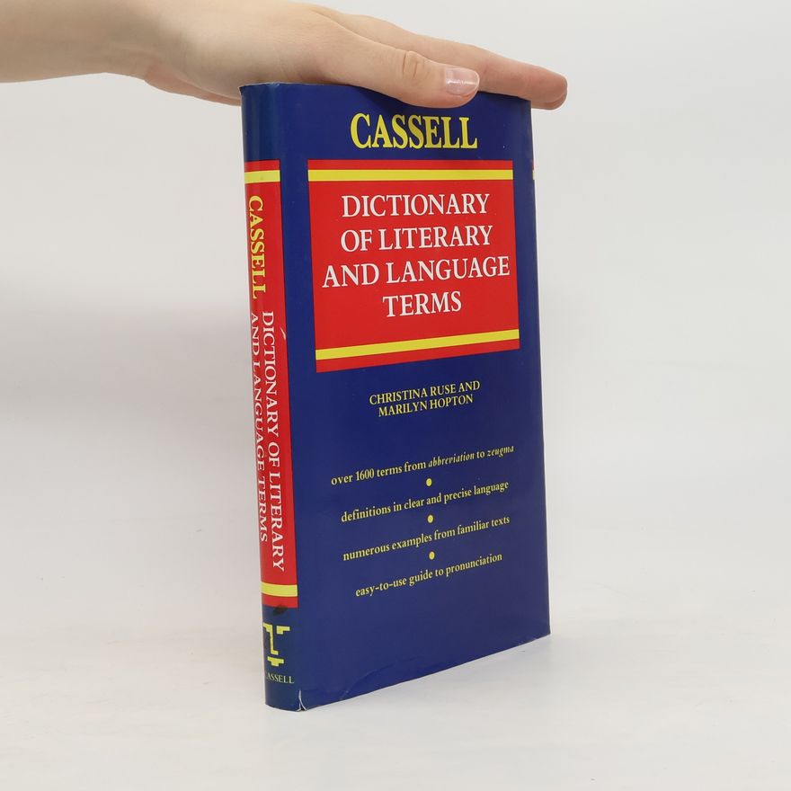 Marilyn Hopton The Cassell Dictionary of Literary and Language Terms