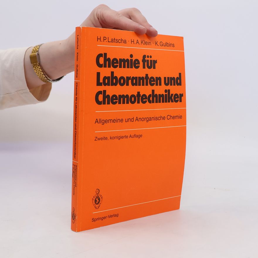 Klaus Gulbins Chemie für Laboranten und Chemotechniker