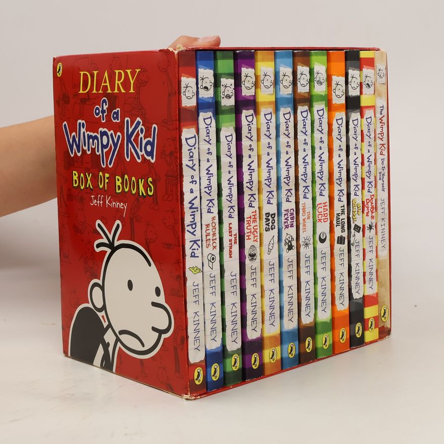 Jeff Kinney Diary of a Wimpy Kid. Box of Books