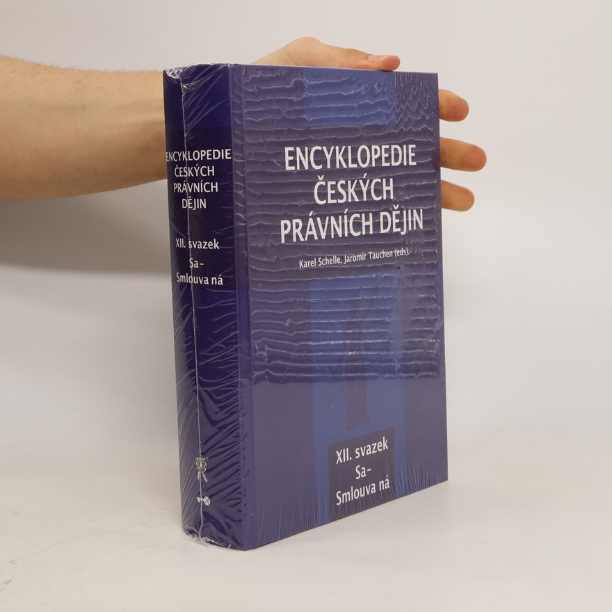 Jaromír Tauchen Encyklopedie českých právních dějin. XII. svazek, Sa - Smlouva ná