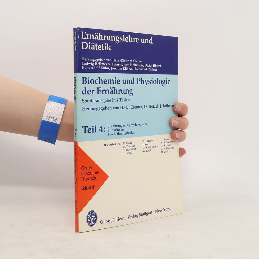 Various authors Biochemie und Physiologie der Ernährung Teil 4