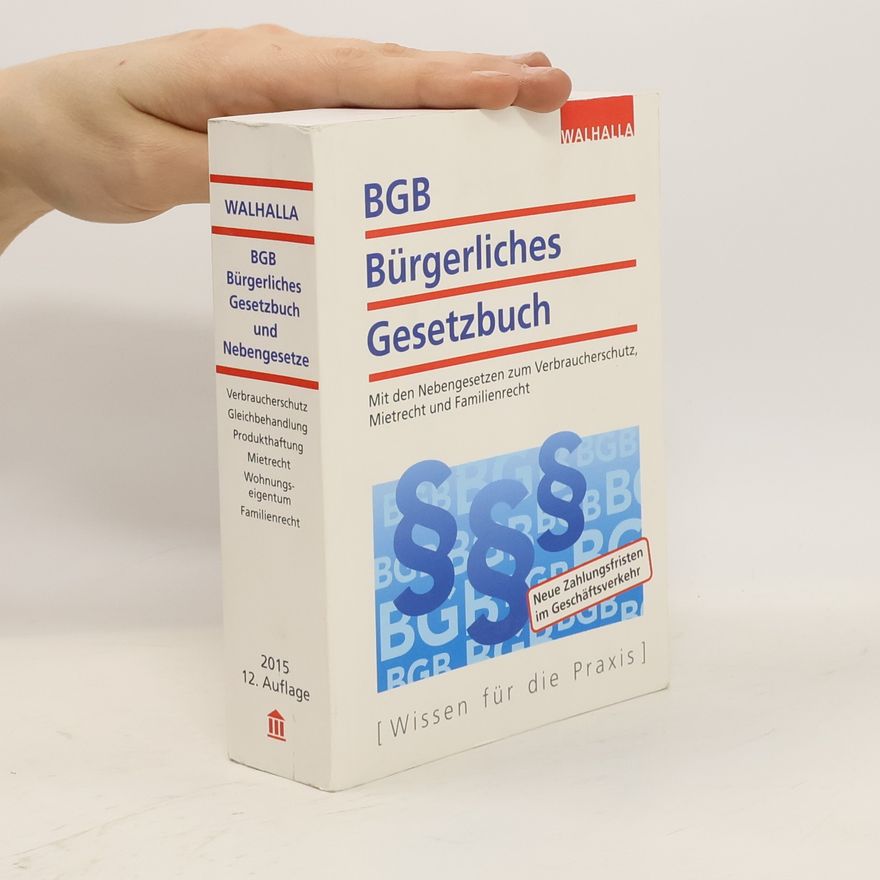 Kolektiv autorů BGB - Bürgerliches Gesetzbuch