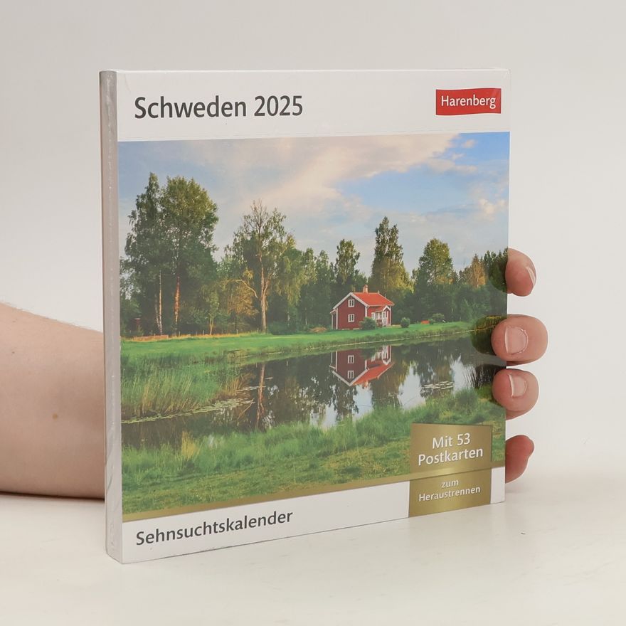 Kolektív autorov Schweden Sehnsuchtskalender 2025 - Wochenkalender mit 53 Postkarten