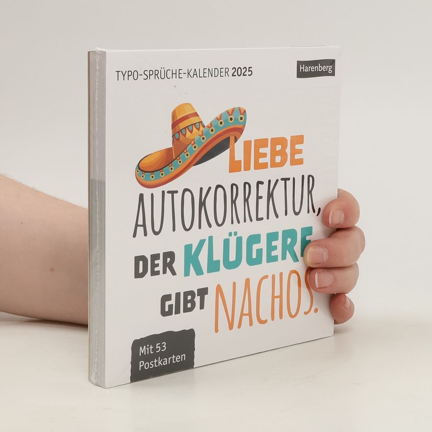 Harenberg Typo-Sprüche-Kalender Postkartenkalender 2025 - Wochenkalender mit 53 Postkarten