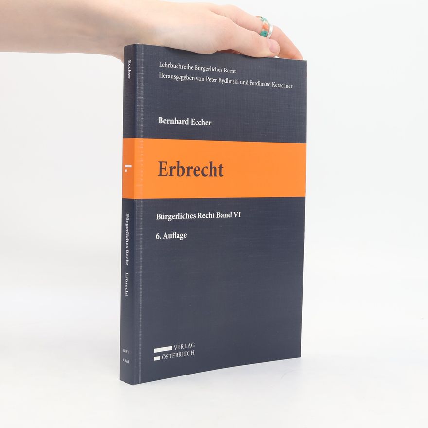 Bernhard Eccher Erbrecht