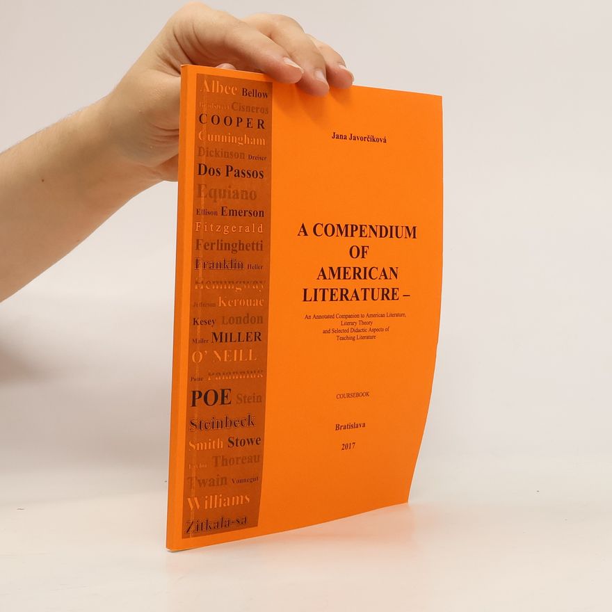 Jana Javorčíková A Compendium of American Literature. Coursebook
