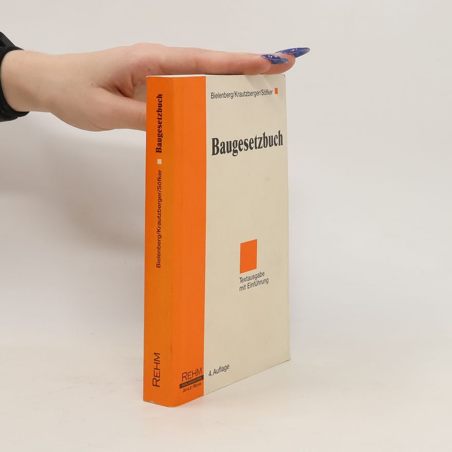 Walter Bielenberg Baugesetzbuch