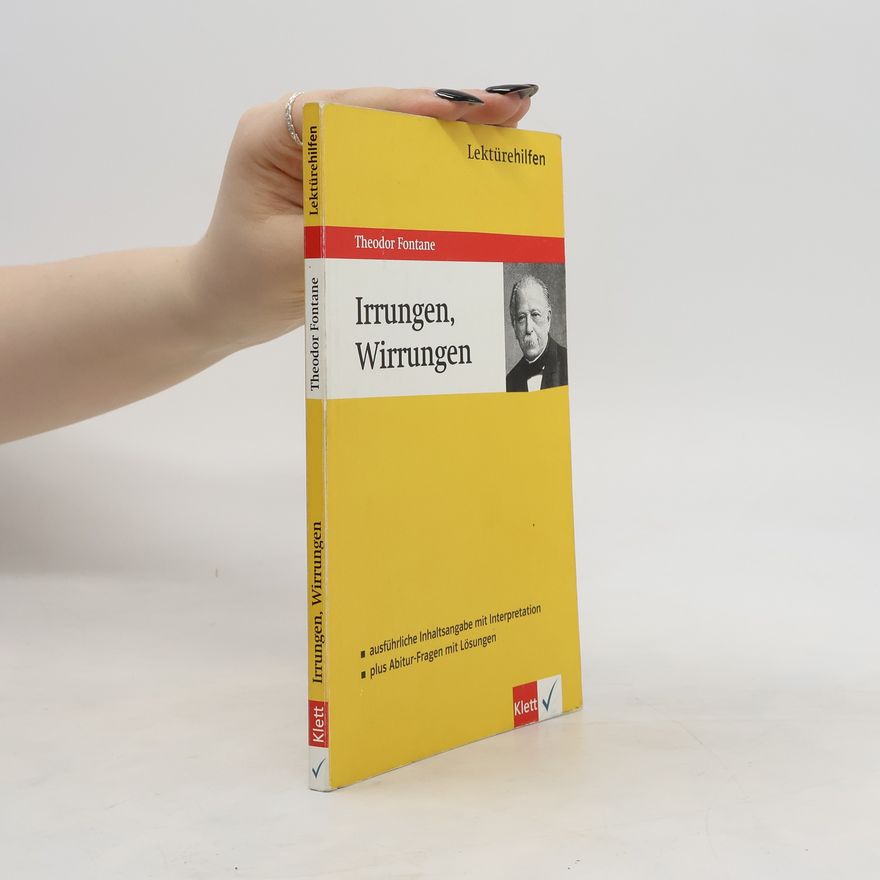 Michael Bengel Lektürehilfen Theodor Fontane, "Irrungen, Wirrungen"