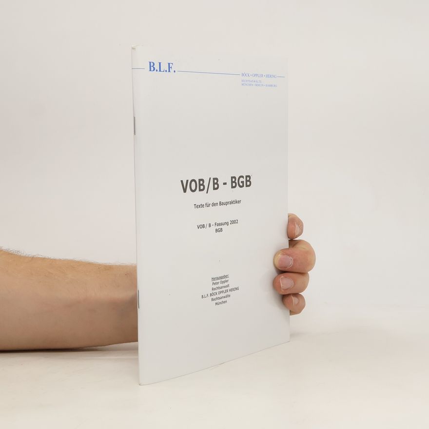 Autorenkollektiv VOB/B - BGB Texte für den Baupraktiker
