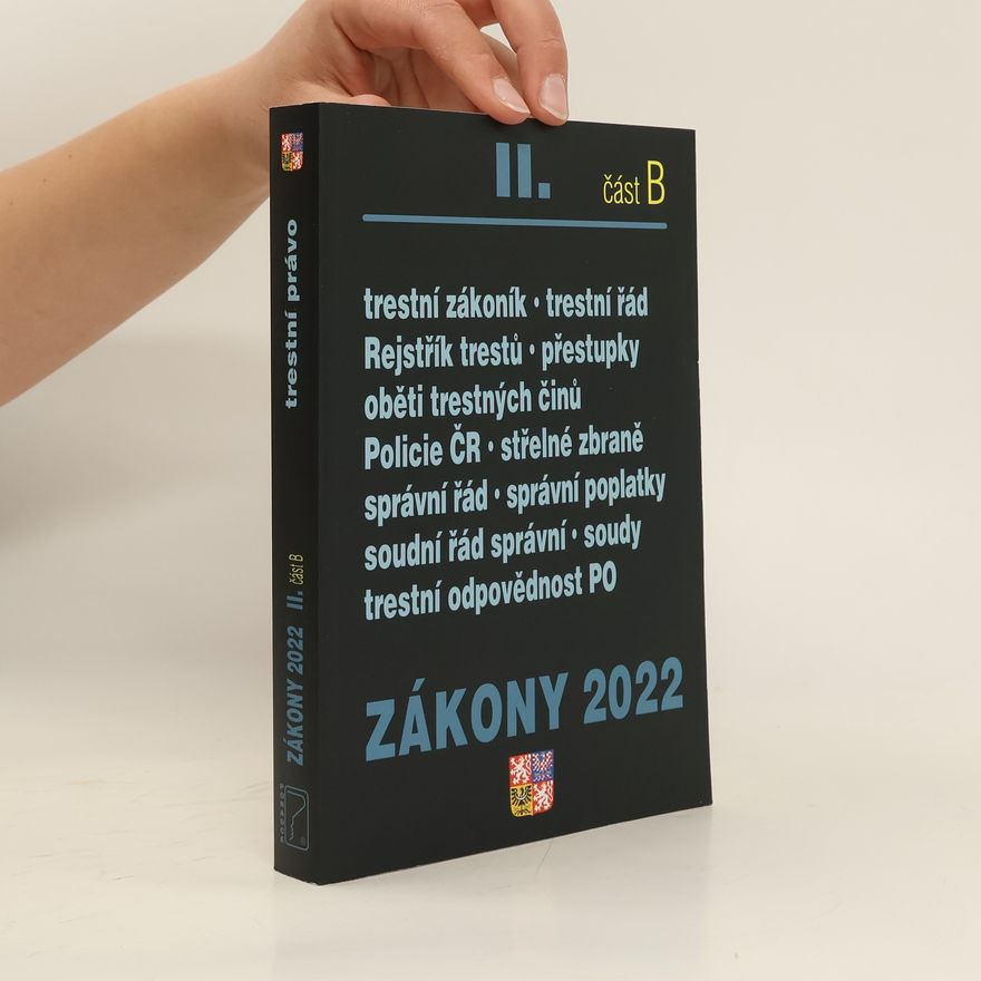 Kolektív autorov Zákony 2022 II. Část B