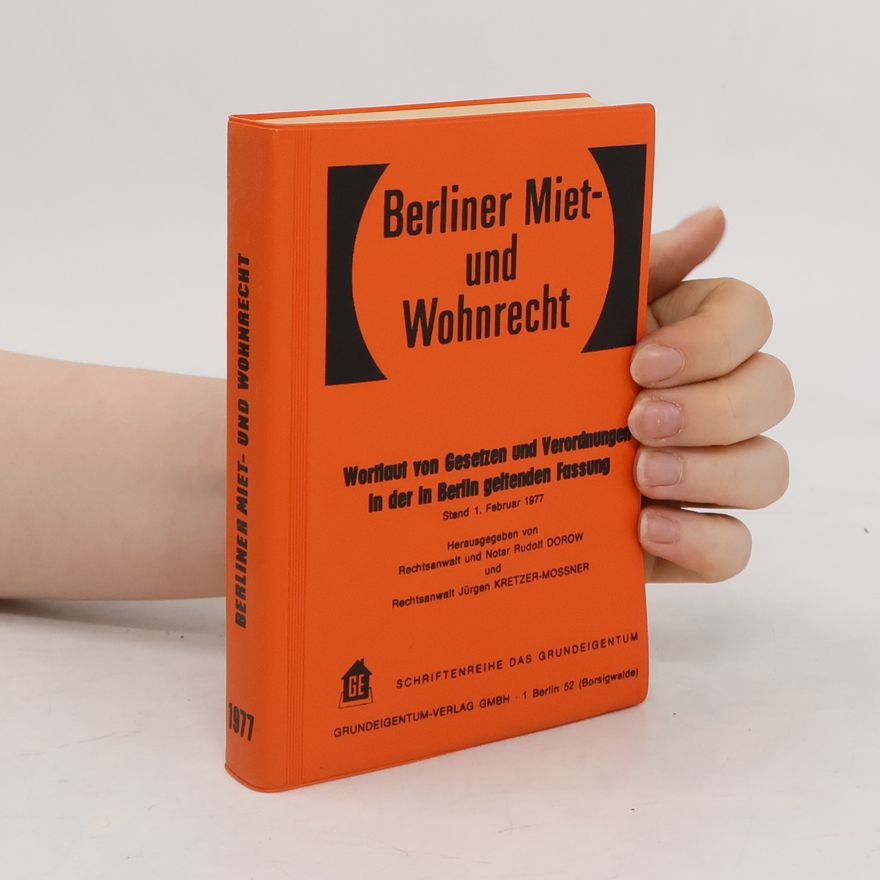 Autorenkollektiv Berliner Miet- und Wohnrecht