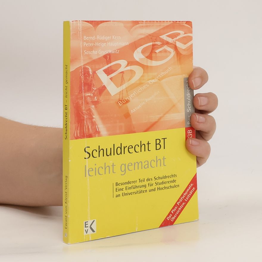 Sascha Gruschwitz Schuldrecht BT leicht gemacht