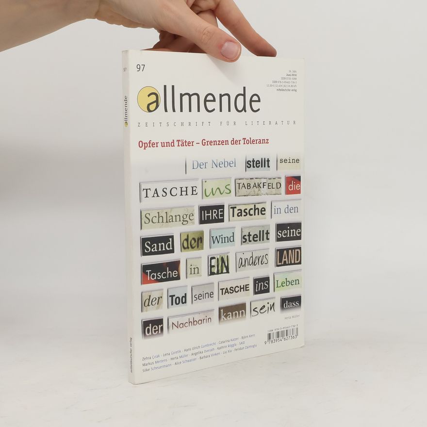 Hansgeorg Schmidt-Bergmann allmende, Zeitschrift für Literatur. Nr.97