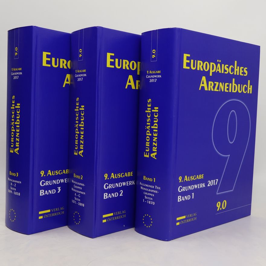 Autorenkollektiv Europäisches Arzneibuch 9. Ausgabe. Band 1-3
