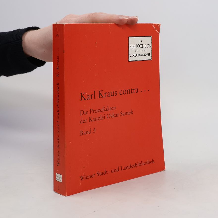 Hermann Böhm Karl Kraus contra...Band 3