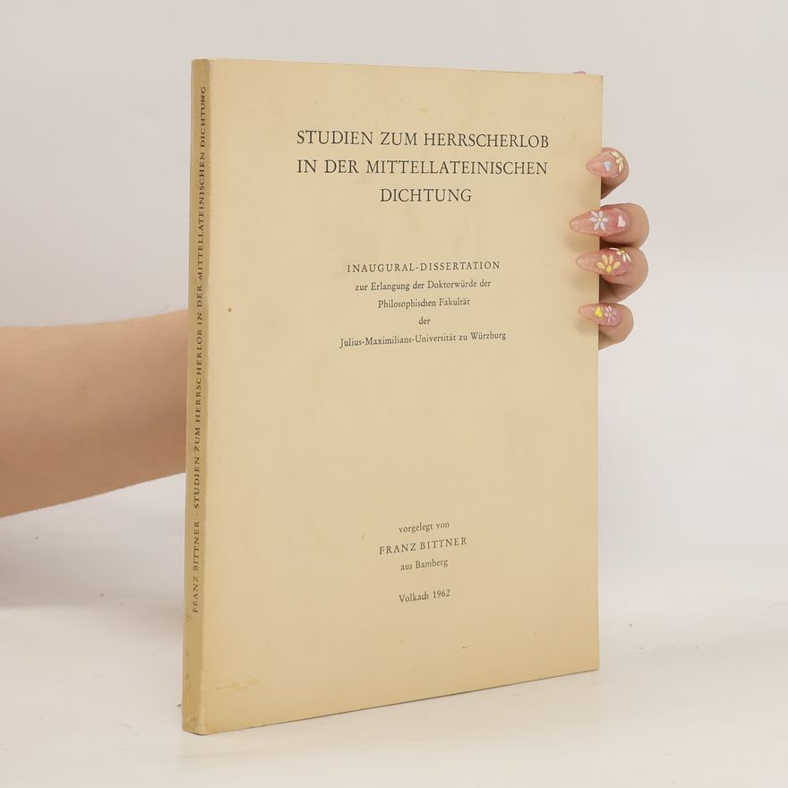 Autorenkollektiv Studien zum Herrscherlob in der mittelalterlichen Dichtung