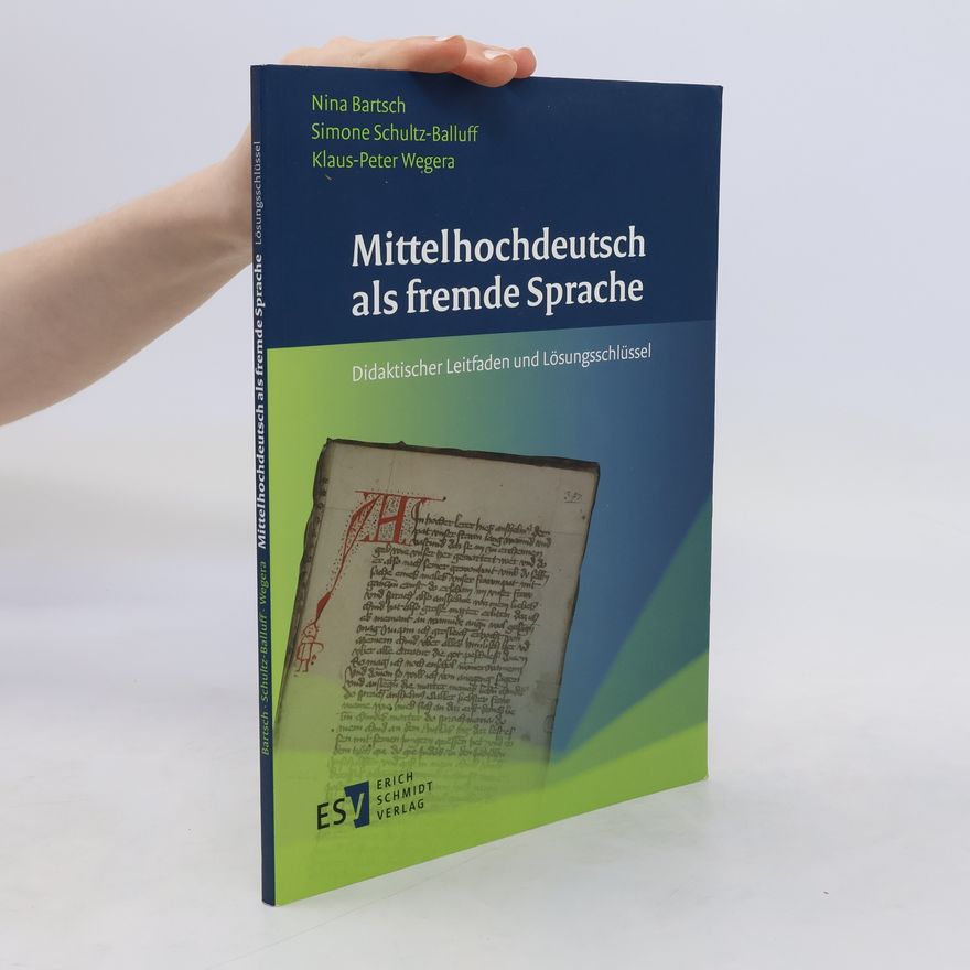 Nina Bartsch Mittelhochdeutsch als fremde Sprache