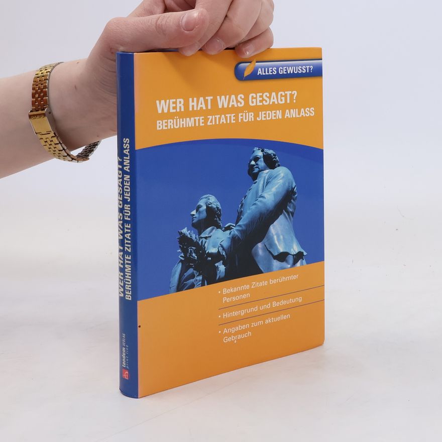 Autorenkollektiv Wer hat was gesagt?