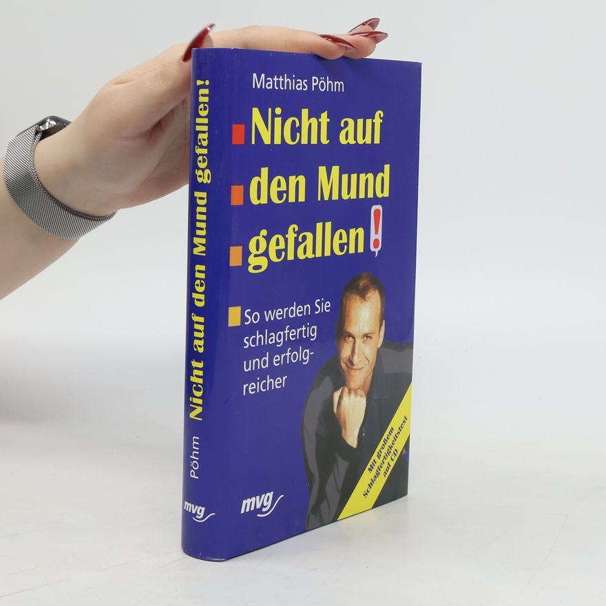 Matthias Pöhm Nicht auf den Mund gefallen!