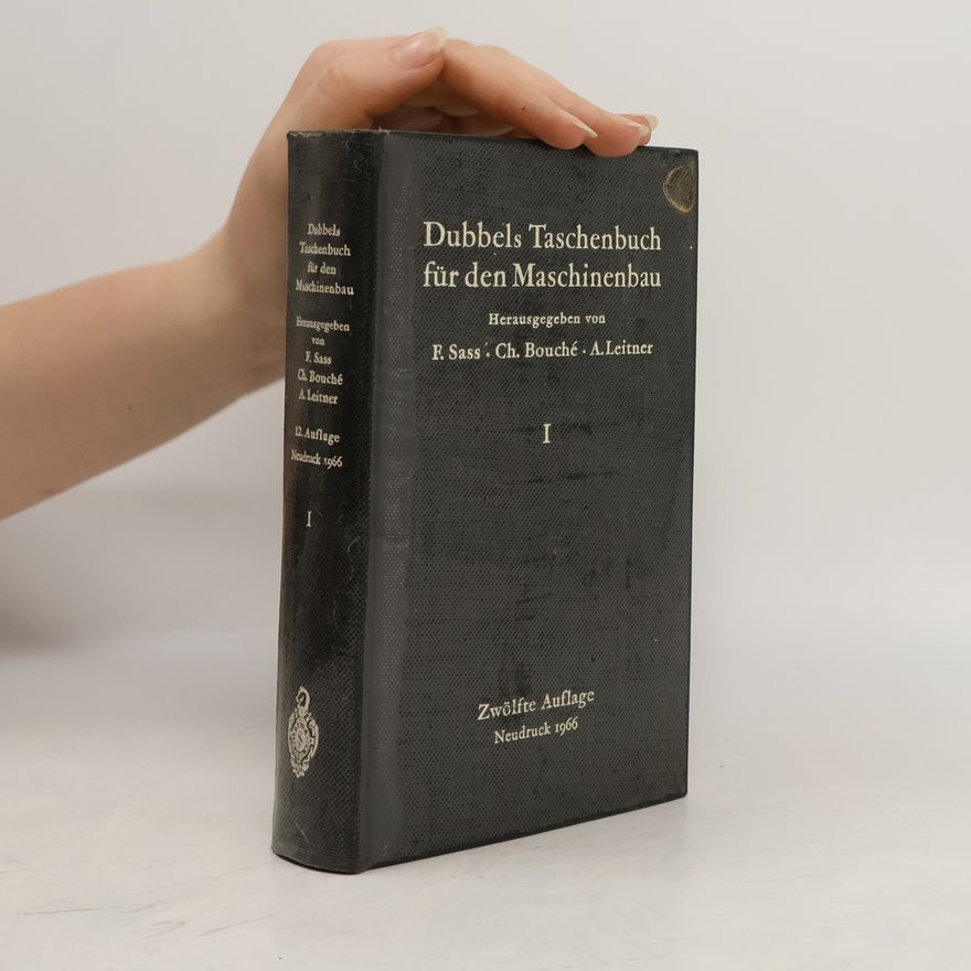 Autorenkollektiv Dubbels Taschenbuch für den Maschinenbau I.