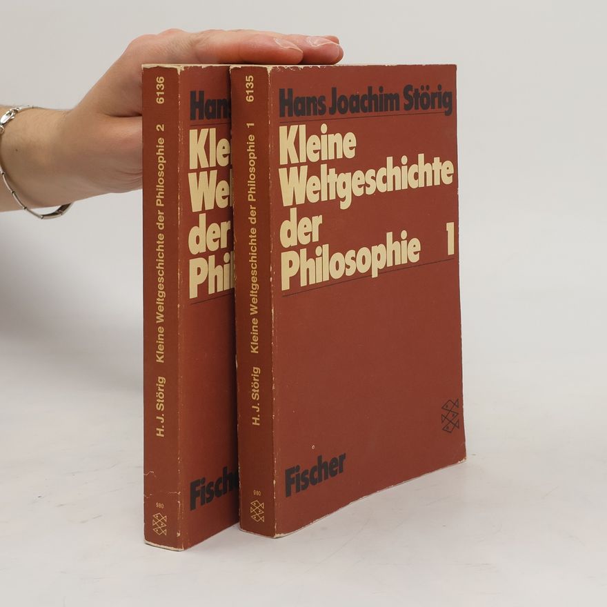 Hans Joachim Störig Kleine Weltgeschichte der Philosophie 1-2