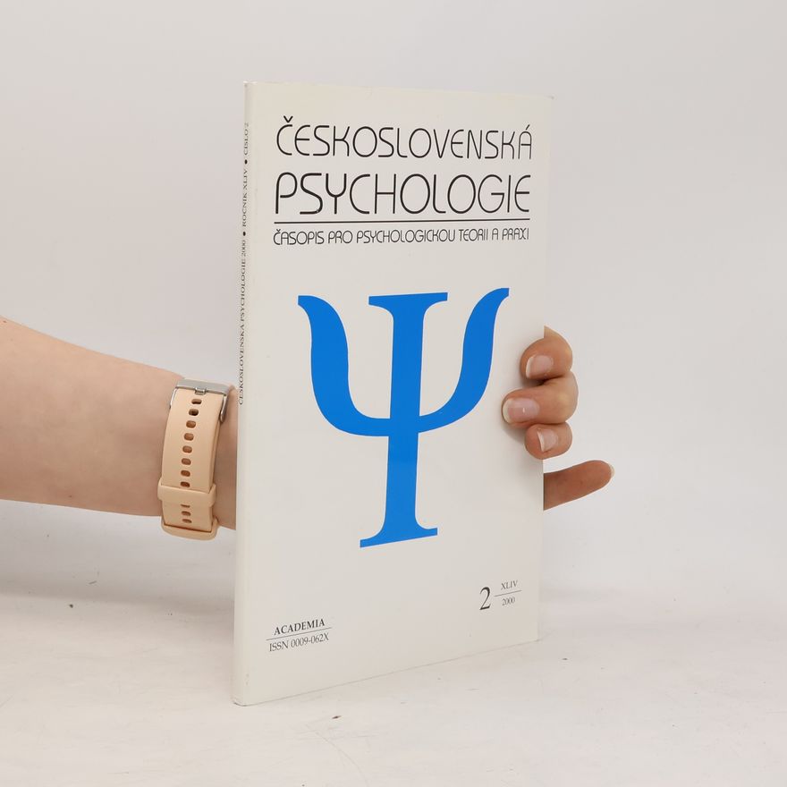 Various authors Československá psychologie 2