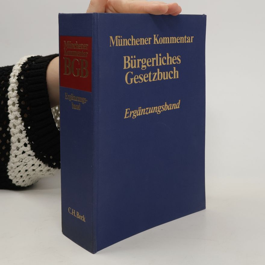 Autorenkollektiv Münchener Kommentar zum Bürgerlichen Gesetzbuch
