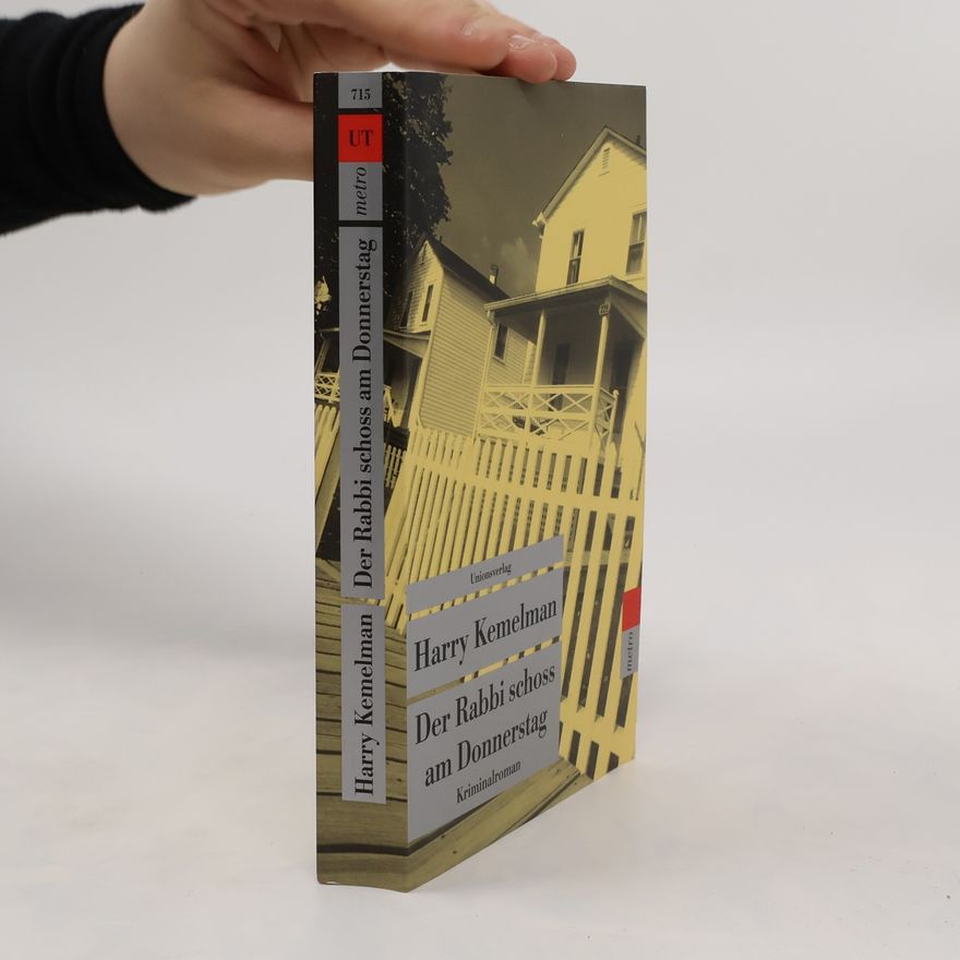 Harry Kemelman Der Rabbi schoss am Donnerstag