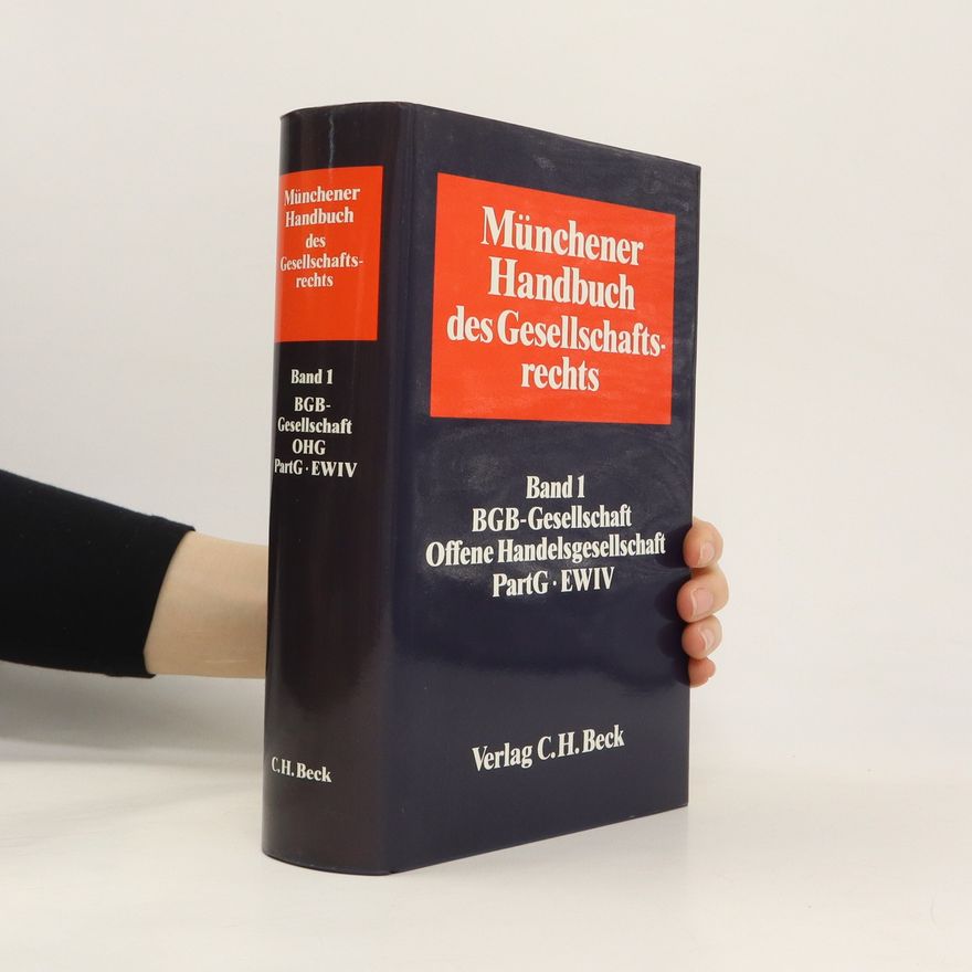 Bodo Riegger Münchener Handbuch des Gesellschaftsrechts