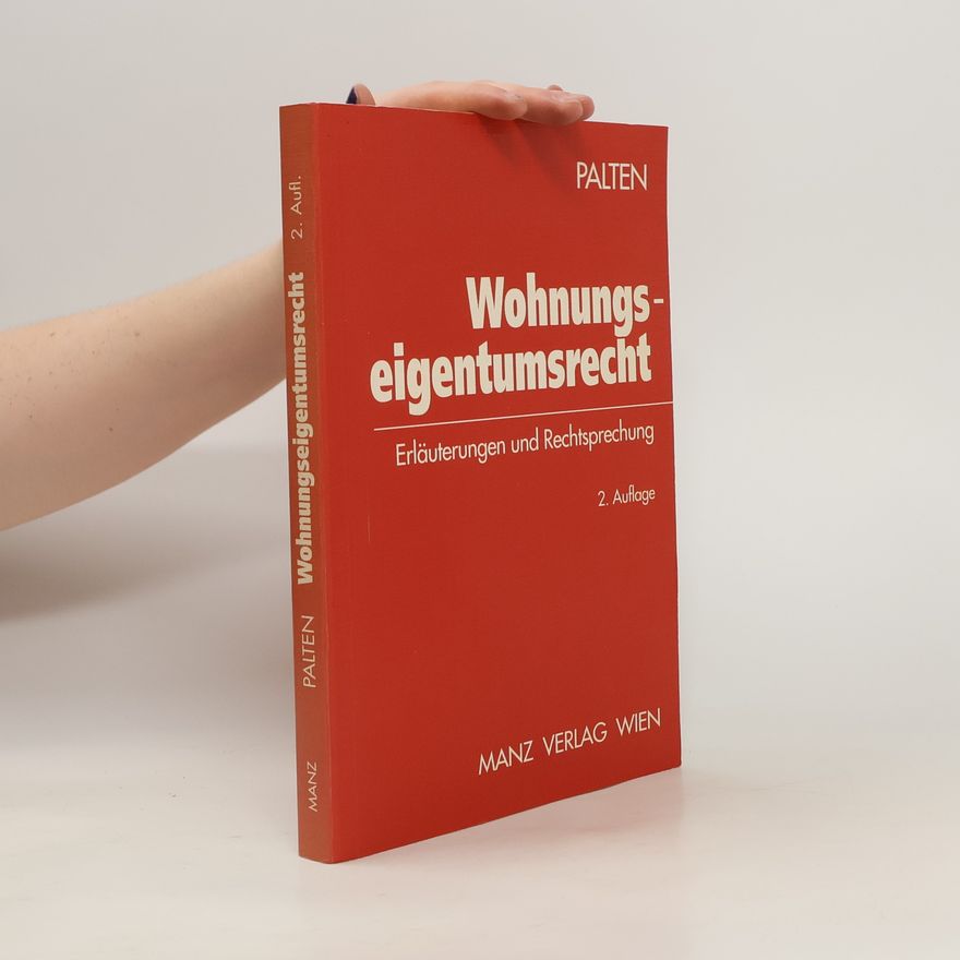 Guntolf Palten Wohnungseigentumsrecht