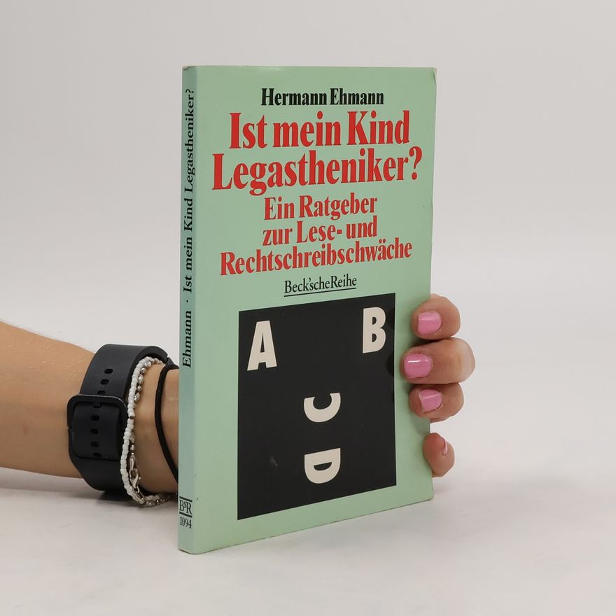Hermann Ehmann Ist mein Kind Legastheniker?
