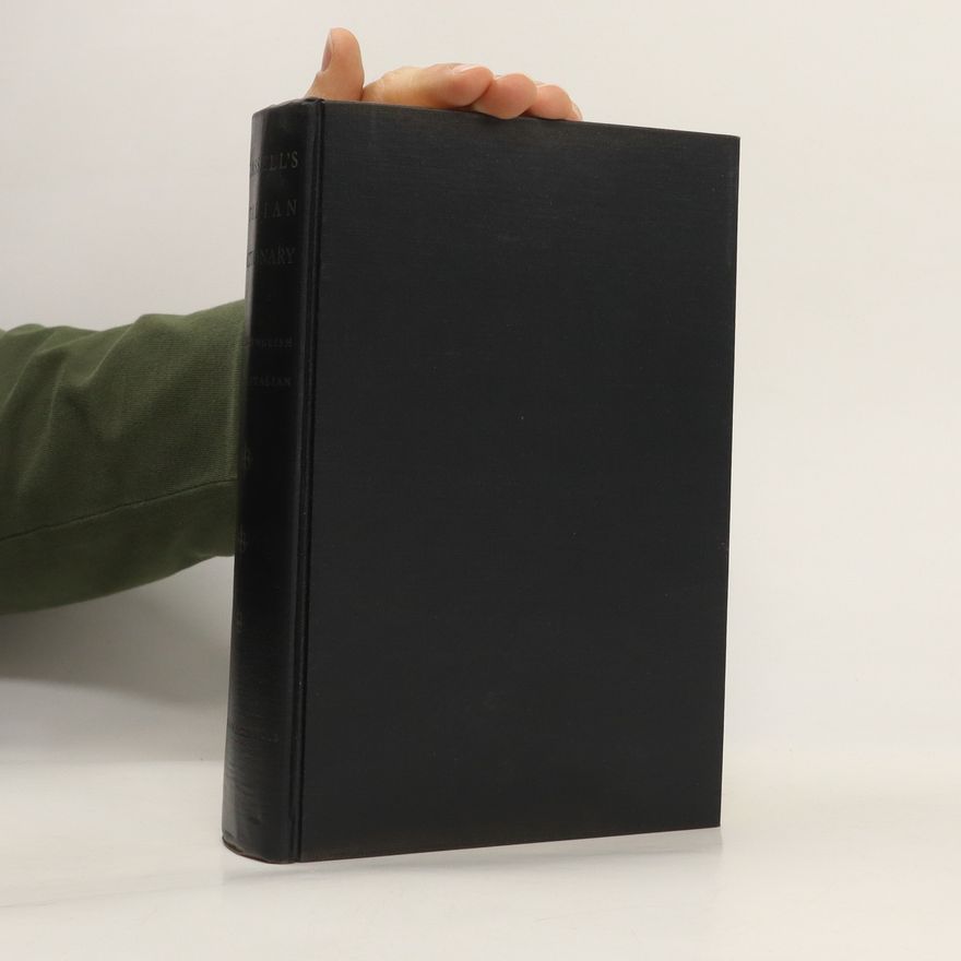 Piero Rebora Cassell's Italian Dictionary: Italian-English, English-Italian