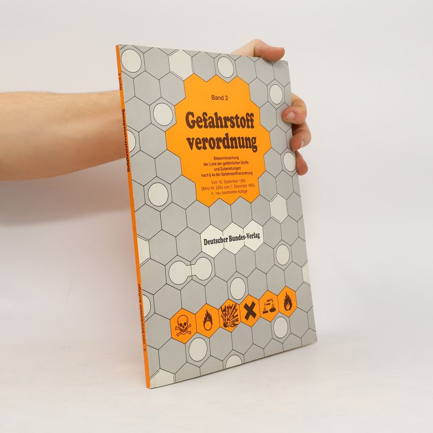 Collectif d'auteurs Gefahrstoffverordnung II.