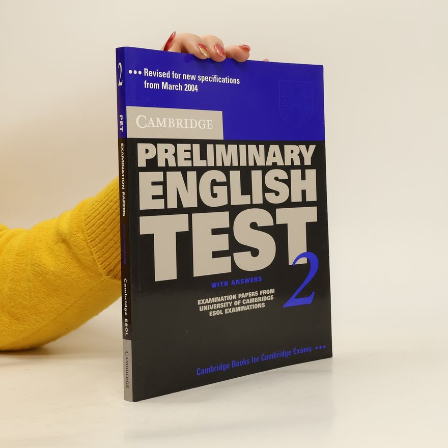 Cambridge ESOL Cambridge Preliminary English Test 2 Student's Book with Answers