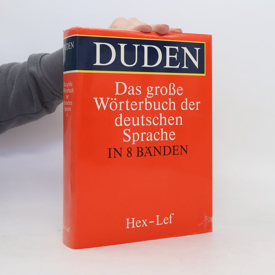 Günther Drosdowski Duden, Das grosse Wörterbuch der deutschen Sprache 4