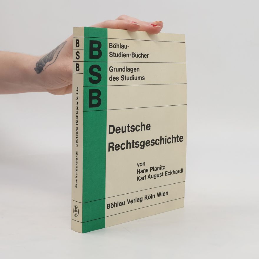 Hans Planitz Deutsche Rechtsgeschichte