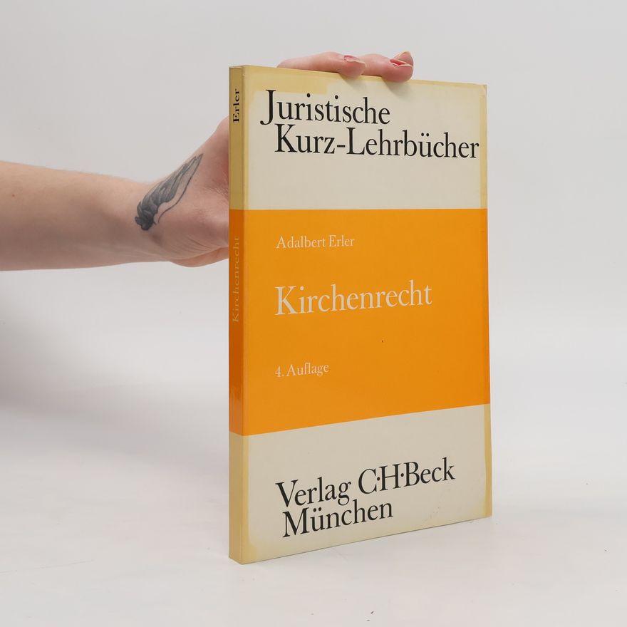 Adalbert Erler Kirchenrecht
