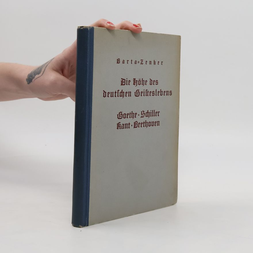 Eduard Zenker Die Höhe des deutschen Geisteslebens