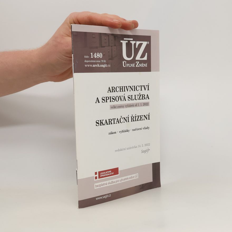 Sagit ÚZ 1480 Archivnictví a spisová služba, Skartační řízení podle stavu k 14. 2. 2022